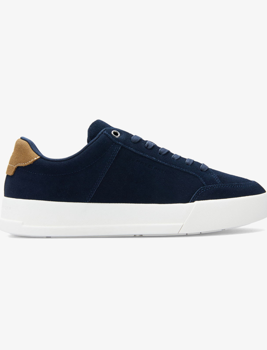 Tommy Hilfiger Court Summer Suede Erkek Lacivert Sneaker Tommy Hilfiger Court Summer Suede Erkek Lacivert Sneaker