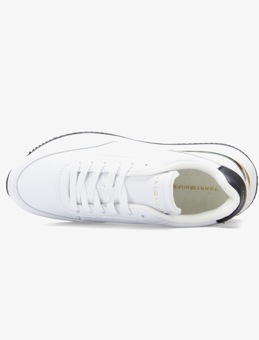 Tommy Hilfiger Chic Fashion Runner Kadın Beyaz Sneaker Tommy Hilfiger Chic Fashion Runner Kadın Beyaz Sneaker