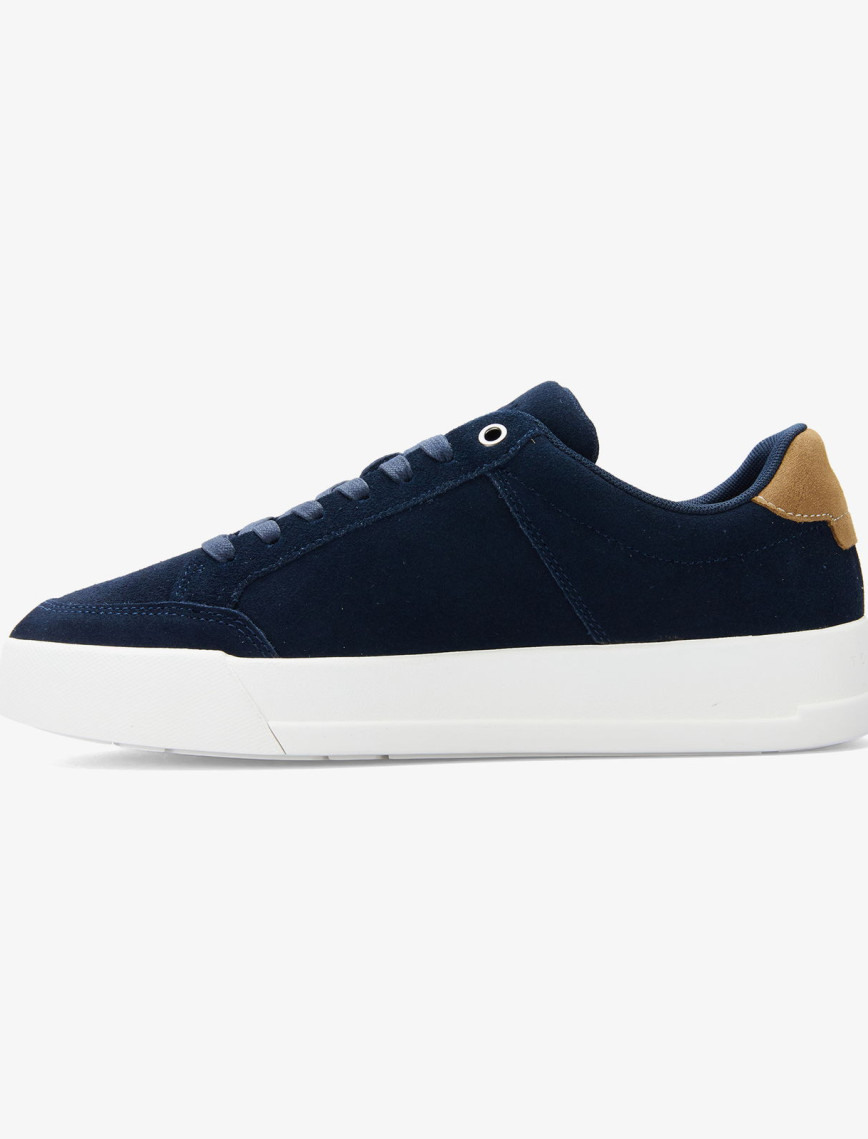 Tommy Hilfiger Court Summer Suede Erkek Lacivert Sneaker Tommy Hilfiger Court Summer Suede Erkek Lacivert Sneaker