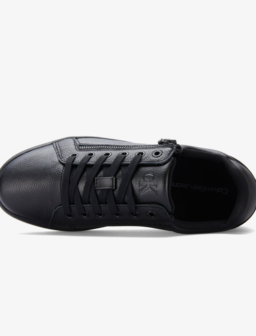 Calvin Klein Classic Cupsole Zip Low Erkek Siyah Sneaker Calvin Klein Classic Cupsole Zip Low Erkek Siyah Sneaker
