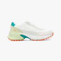 Calvin Klein Hike Runner Nylon Mix Kadın Beyaz Sneaker