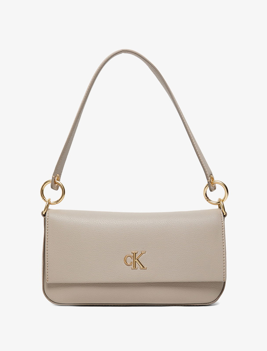 Calvin Klein Minimal Monogram Kadın Siyah Omuz Çantası Calvin Klein Minimal Monogram Kadın Siyah Omuz Çantası