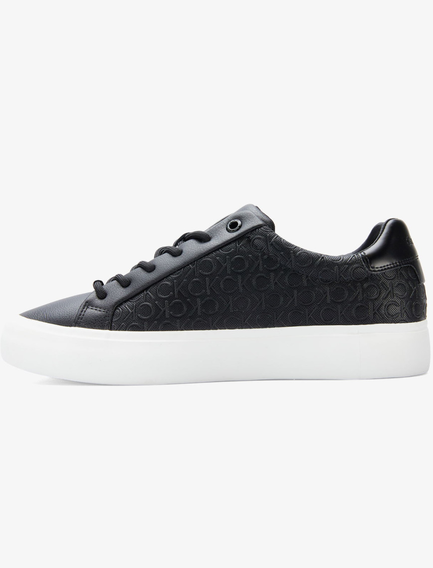 Calvin Klein Vulc Lace Up Mono Kadın Siyah Sneaker