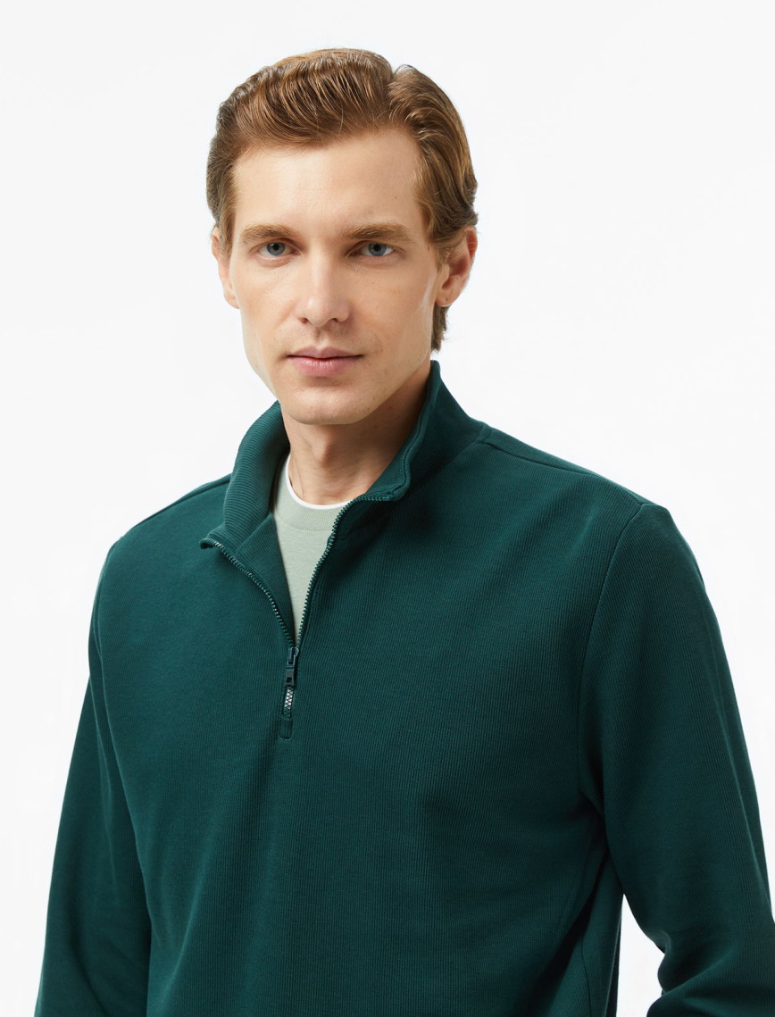 Nautica Erkek Yeşil Classic Fit Sweatshirt Nautica Erkek Yeşil Classic Fit Sweatshirt