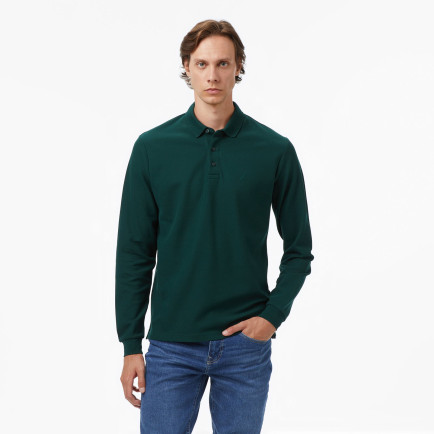 Nautica Erkek Yeşil Classic Fit Uzun Kollu Polo Yaka T-Shirt Nautica Erkek Yeşil Classic Fit Uzun Kollu Polo Yaka T-Shirt