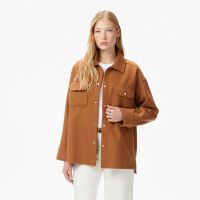 Nautica Kadın Kahverengi Regular Fit Gömlek Nautica Kadın Kahverengi Regular Fit Gömlek