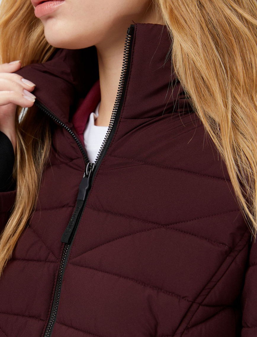 Nautica Kadın Bordo Regular Fit Mont Nautica Kadın Bordo Regular Fit Mont