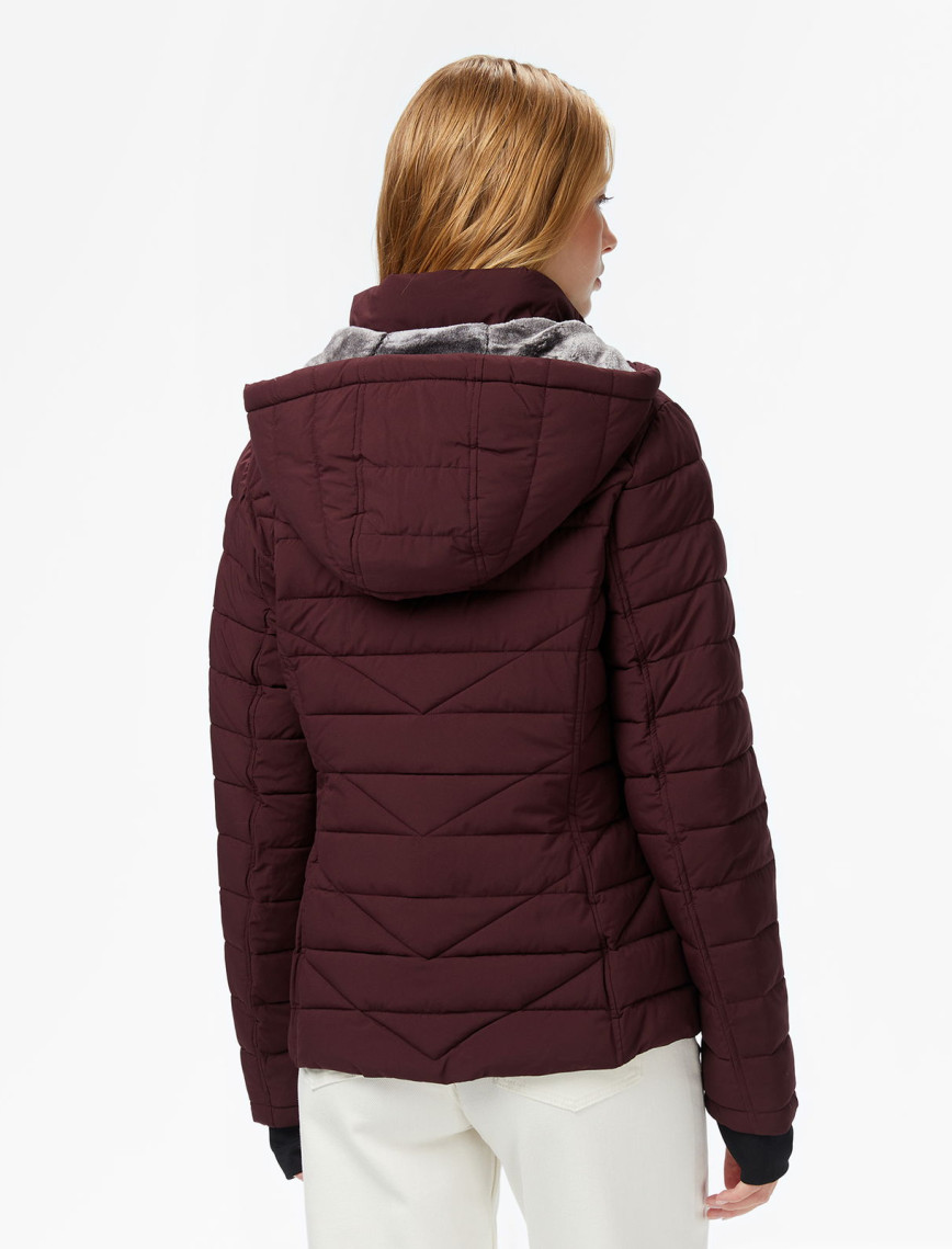 Nautica Kadın Bordo Regular Fit Mont Nautica Kadın Bordo Regular Fit Mont