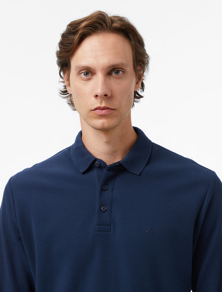 Nautica Erkek Lacivert Classic Fit Uzun Kollu Polo Yaka T-Shirt Nautica Erkek Lacivert Classic Fit Uzun Kollu Polo Yaka T-Shirt