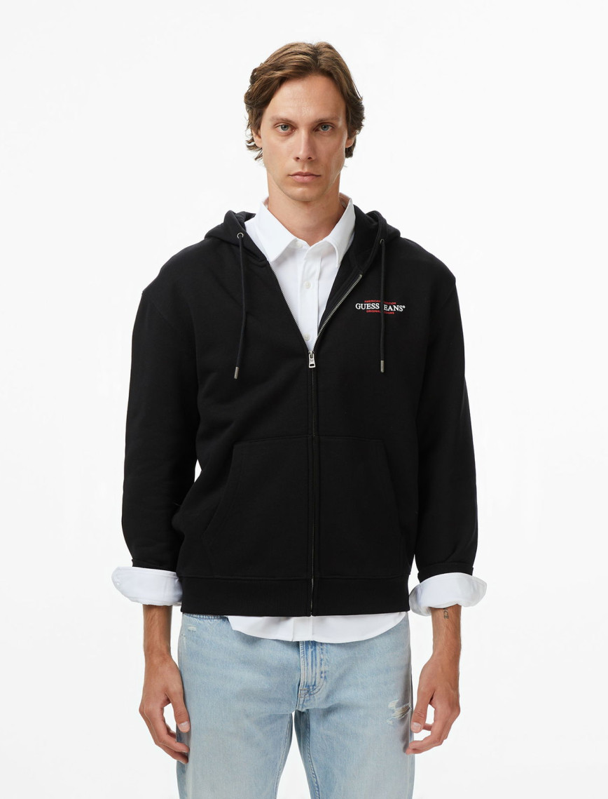 Guess Erkek Siyah Sweatshirt Guess Erkek Siyah Sweatshirt