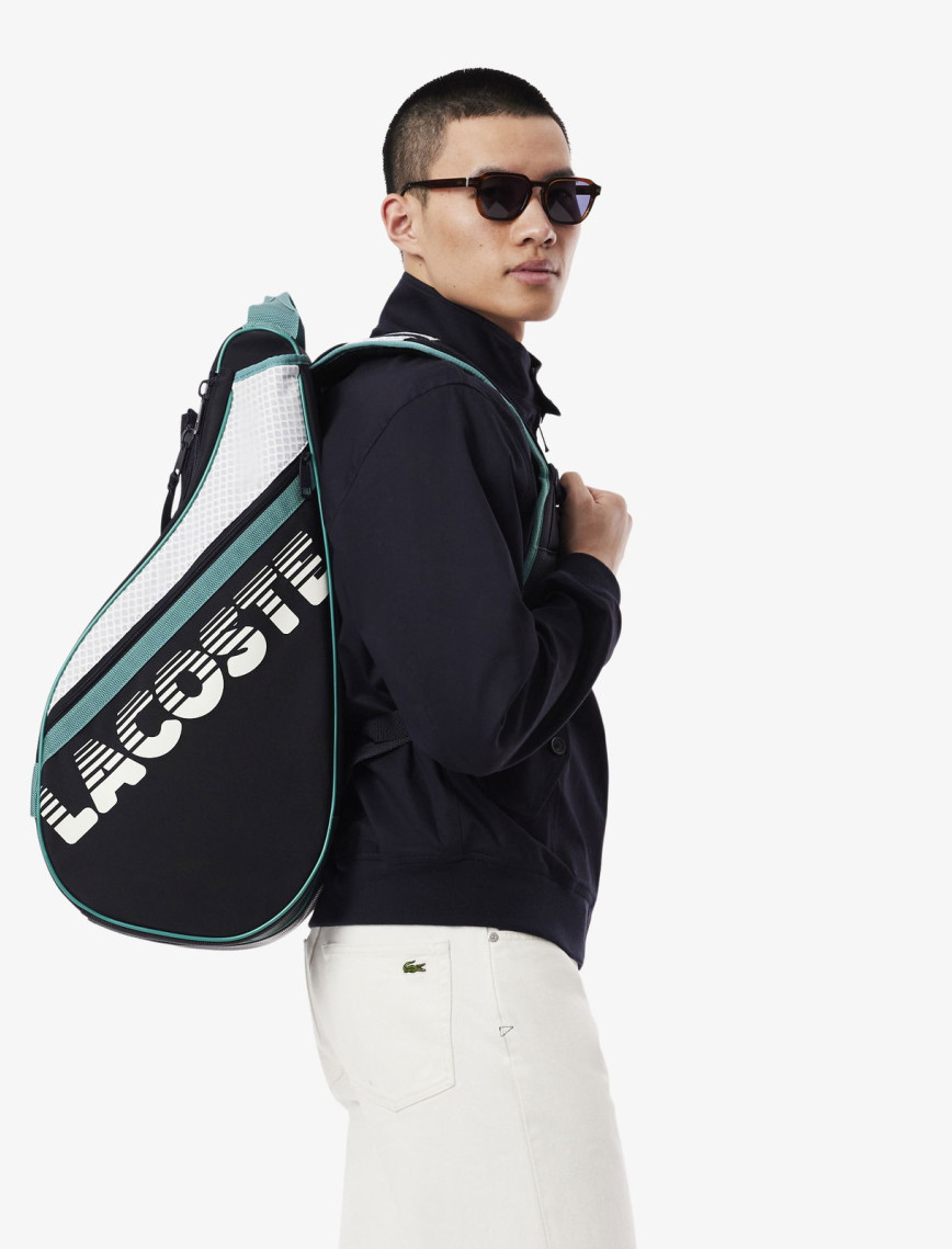 Lacoste Brewen Erkek Renk Bloklu Lacivert Tenis Çantası Lacoste Brewen Erkek Renk Bloklu Lacivert Tenis Çantası