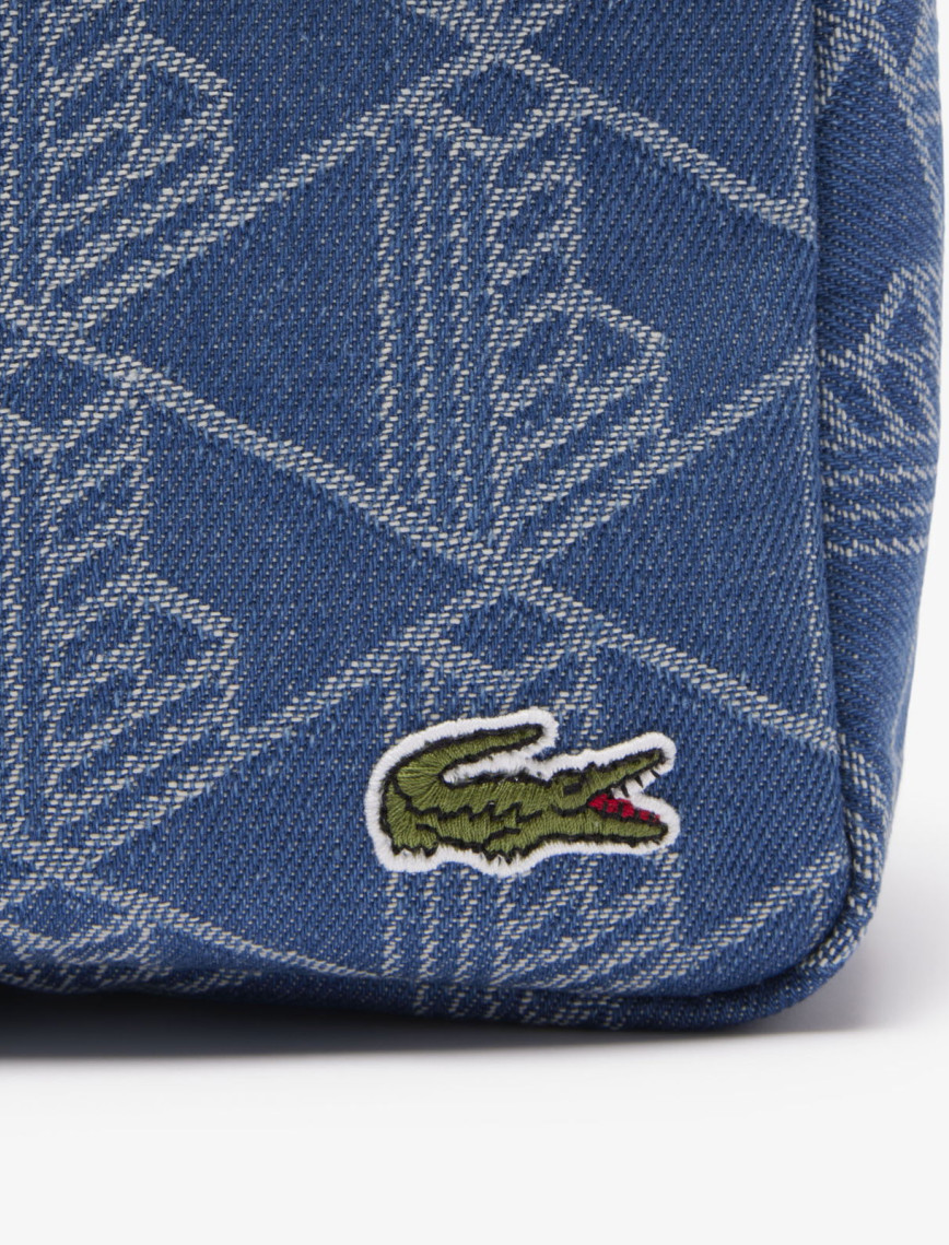 Lacoste Neocroc Unisex Monogram Mavi Seyahat Çantası Lacoste Neocroc Unisex Monogram Mavi Seyahat Çantası