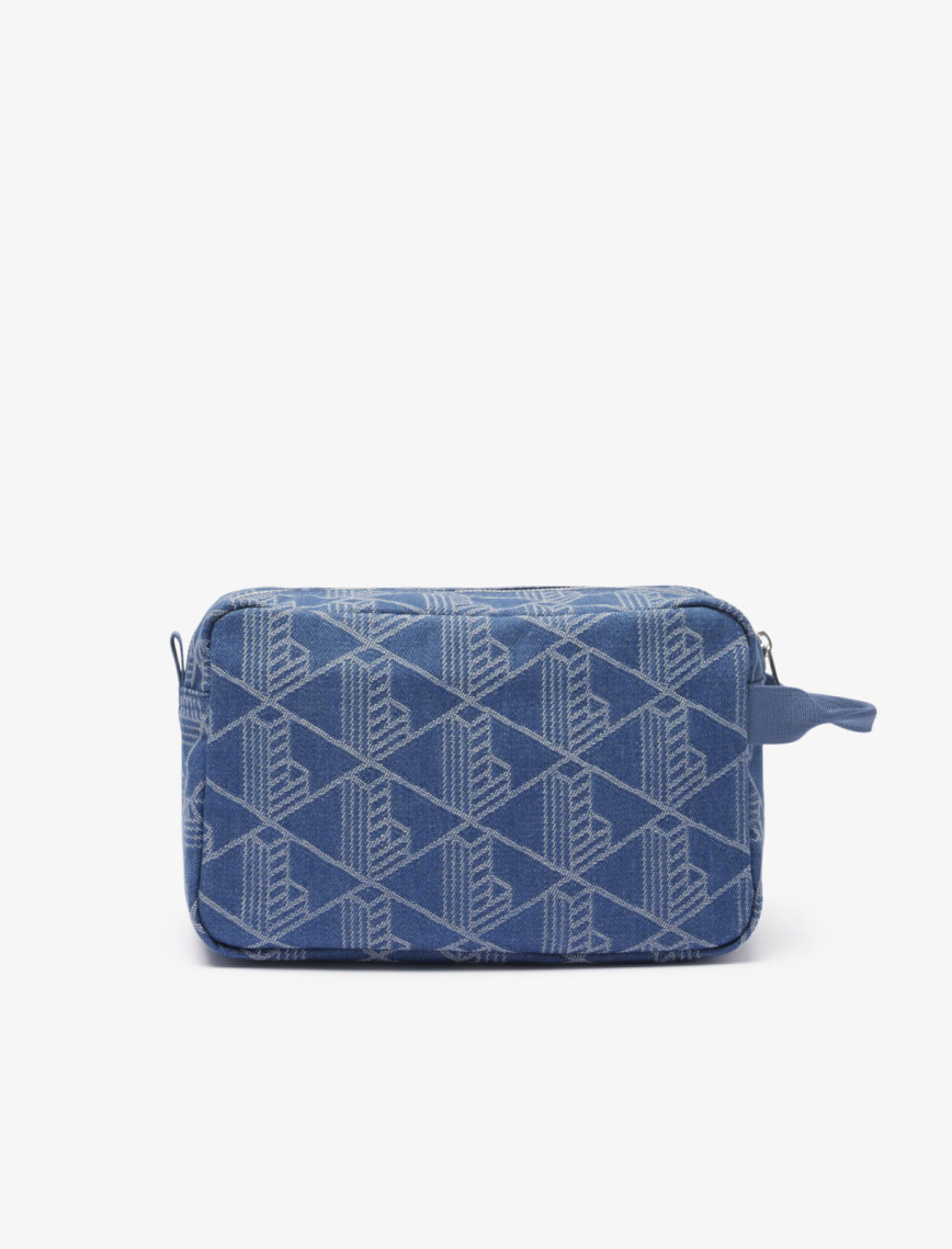 Lacoste Neocroc Unisex Monogram Mavi Seyahat Çantası Lacoste Neocroc Unisex Monogram Mavi Seyahat Çantası