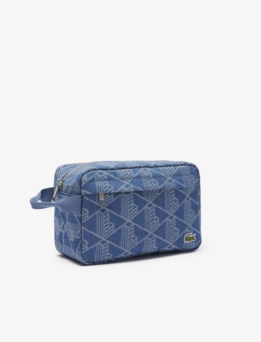 Lacoste Neocroc Unisex Monogram Mavi Seyahat Çantası Lacoste Neocroc Unisex Monogram Mavi Seyahat Çantası