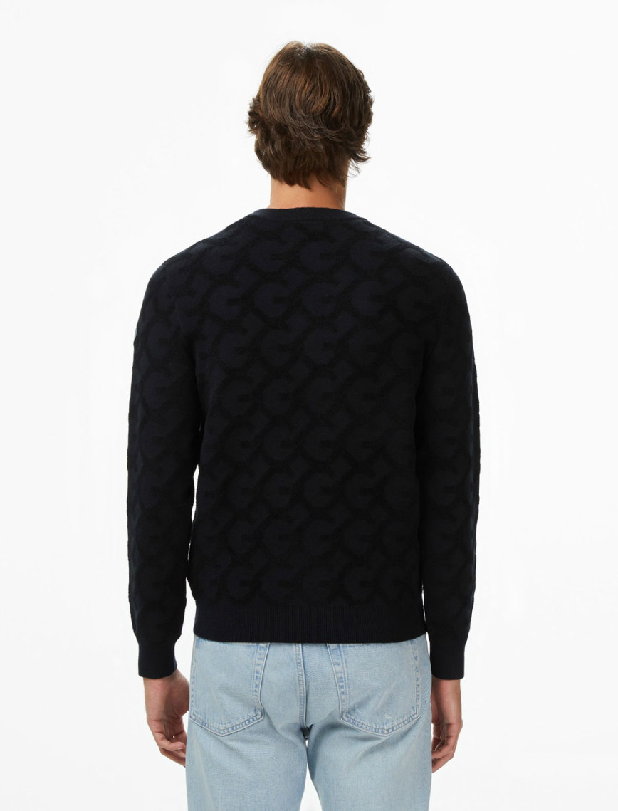 Guess John Erkek Siyah Triko Guess John Erkek Siyah Triko