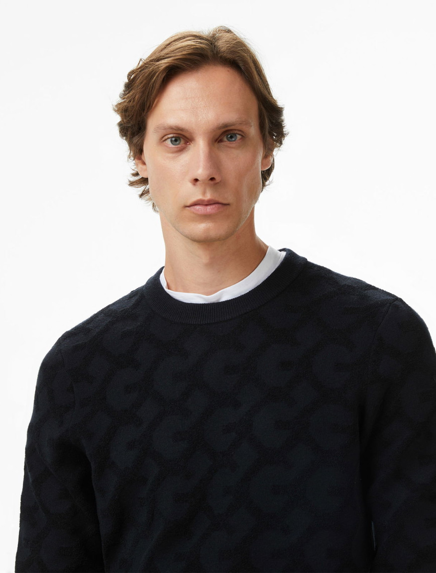 Guess John Erkek Siyah Triko Guess John Erkek Siyah Triko