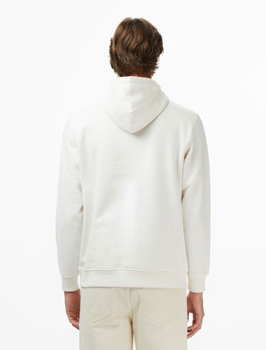 Tommy Jeans Regular Essential Flag Erkek Beyaz Hoodie Tommy Jeans Regular Essential Flag Erkek Beyaz Hoodie