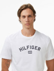 Tommy Hilfiger Flock Erkek Beyaz T-Shirt Tommy Hilfiger Flock Erkek Beyaz T-Shirt