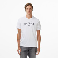 Tommy Hilfiger Flock Erkek Beyaz T-Shirt Tommy Hilfiger Flock Erkek Beyaz T-Shirt