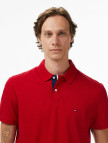 Tommy Hilfiger Contrast Collar Erkek Kırmızı Polo Tommy Hilfiger Contrast Collar Erkek Kırmızı Polo