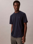 Calvin Klein Supima Chest Crewneck Erkek Mavi T-Shirt