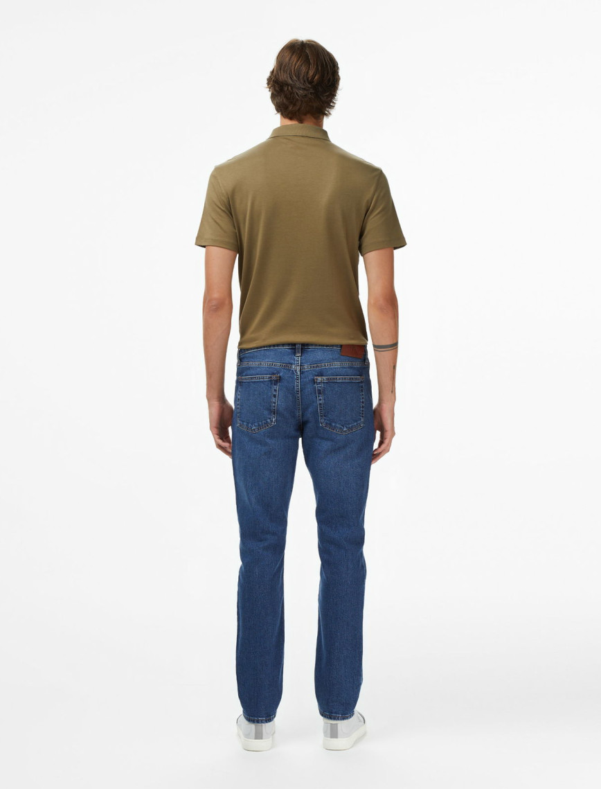 Calvin Klein Slim Hampton Erkek Mavi Jean Calvin Klein Slim Hampton Erkek Mavi Jean