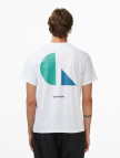 Calvin Klein Bauhaus Logo Graphic Erkek Beyaz T-Shirt Calvin Klein Bauhaus Logo Graphic Erkek Beyaz T-Shirt