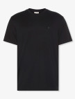 Calvin Klein Supima Chest Crewneck Erkek Siyah T-Shirt