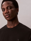 Calvin Klein Supima Chest Crewneck Erkek Siyah T-Shirt