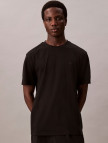 Calvin Klein Supima Chest Crewneck Erkek Siyah T-Shirt