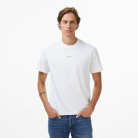Calvin Klein Stretch Cotton Pique Nano Erkek Beyaz T-Shirt Calvin Klein Stretch Cotton Pique Nano Erkek Beyaz T-Shirt