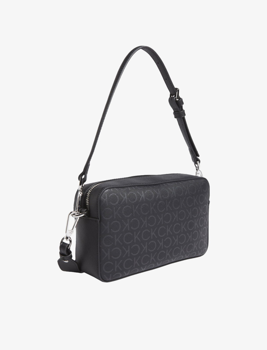 Calvin Klein Must Double Straps Camera Kadın Siyah El Çantası Calvin Klein Must Double Straps Camera Kadın Siyah El Çantası