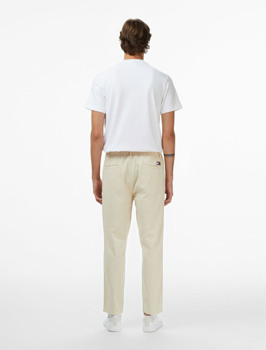Tommy Hilfiger İsaac Light Cotton Erkek Bej Pantolon Tommy Hilfiger İsaac Light Cotton Erkek Bej Pantolon
