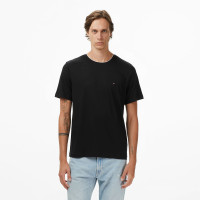Tommy Hilfiger Cotton Modal Erkek Siyah T-Shirt Tommy Hilfiger Cotton Modal Erkek Siyah T-Shirt