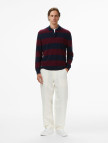 Tommy Hilfiger Knitted Rugby Casual Erkek Mavi Hırka Tommy Hilfiger Knitted Rugby Casual Erkek Mavi Hırka