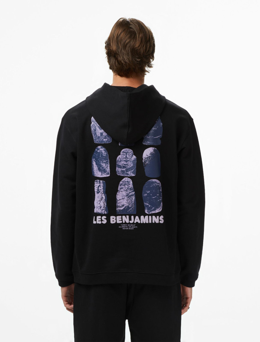 Les Benjamins 009 Erkek Siyah Sweatshirt Les Benjamins 009 Erkek Siyah Sweatshirt