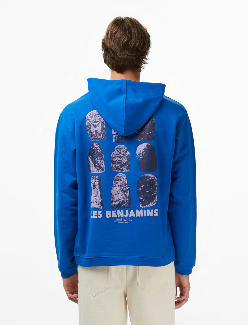 Les Benjamins 014 Erkek Mavi Sweatshirt Les Benjamins 014 Erkek Mavi Sweatshirt