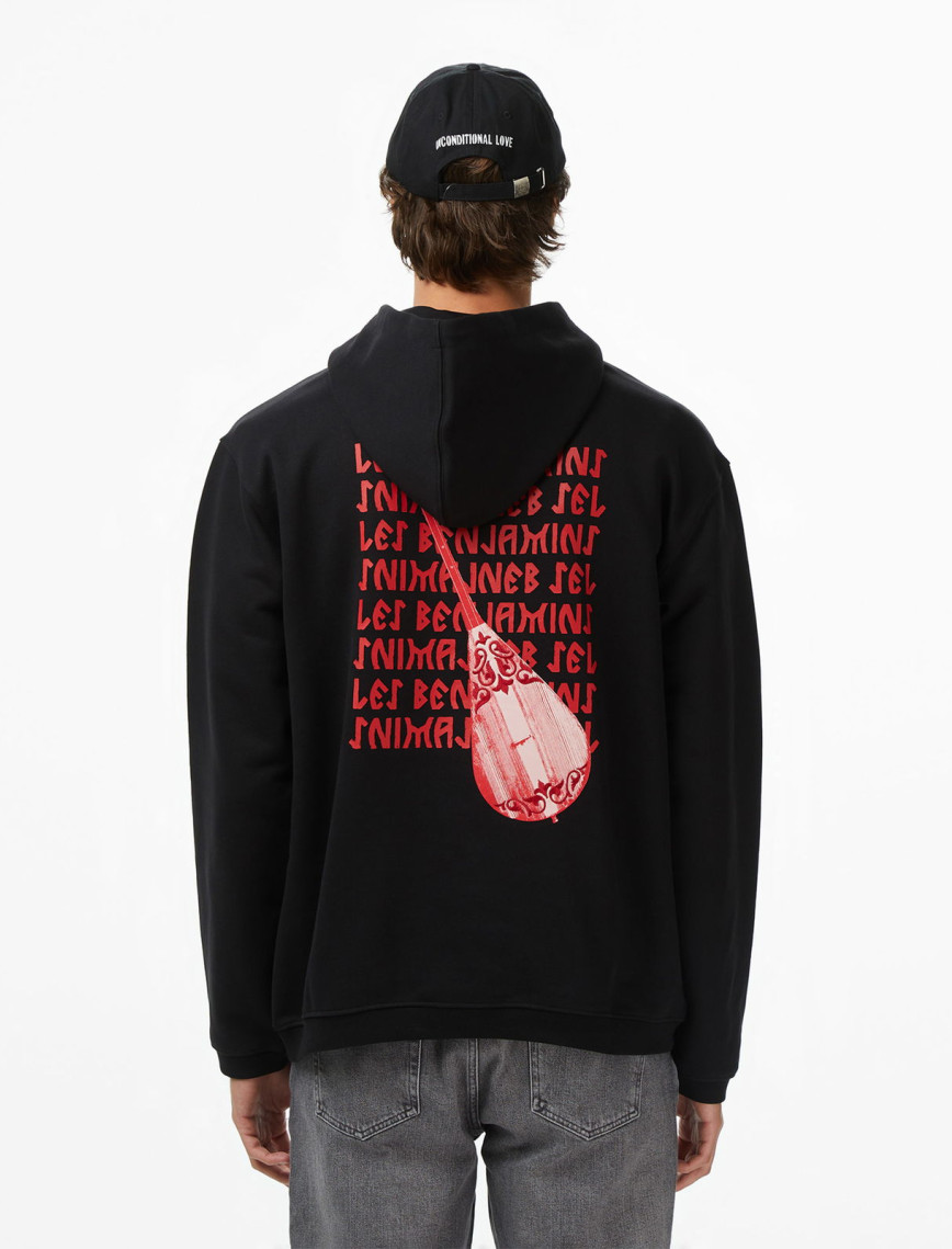 Les Benjamins 019 Erkek Siyah Sweatshirt Les Benjamins 019 Erkek Siyah Sweatshirt