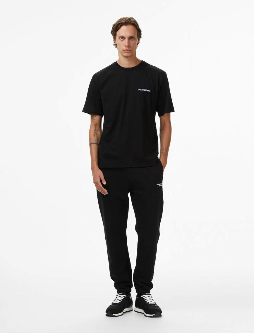 Les Benjamins Relaxed 004 Erkek Siyah T-Shirt Les Benjamins Relaxed 004 Erkek Siyah T-Shirt