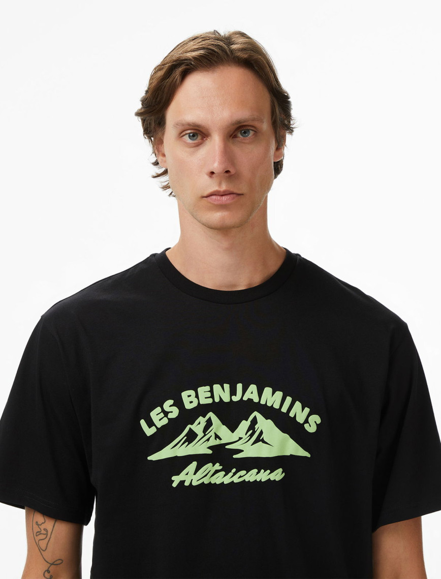 Les Benjamins Relaxed 012 Erkek Siyah T-Shirt Les Benjamins Relaxed 012 Erkek Siyah T-Shirt