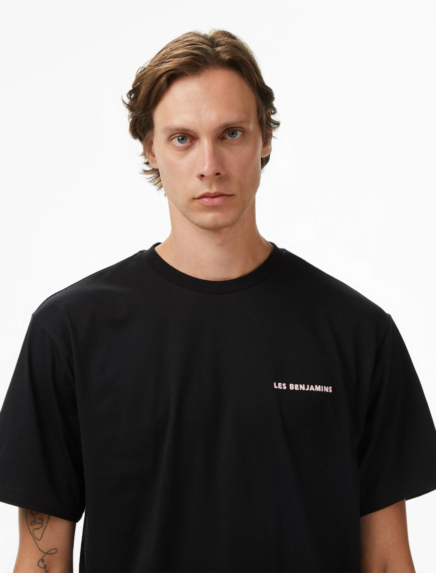 Les Benjamins Relaxed 014 Erkek Siyah T-Shirt Les Benjamins Relaxed 014 Erkek Siyah T-Shirt