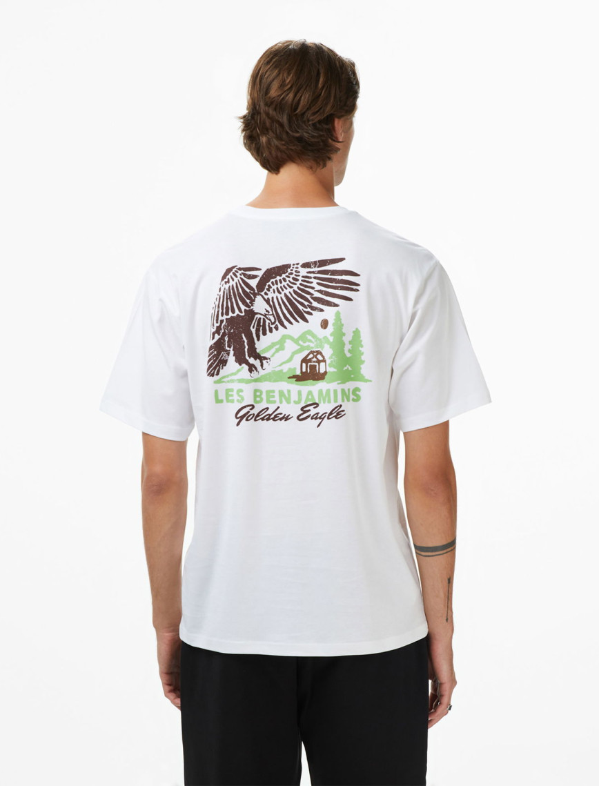 Les Benjamins Relaxed 017 Erkek Beyaz T-Shirt Les Benjamins Relaxed 017 Erkek Beyaz T-Shirt