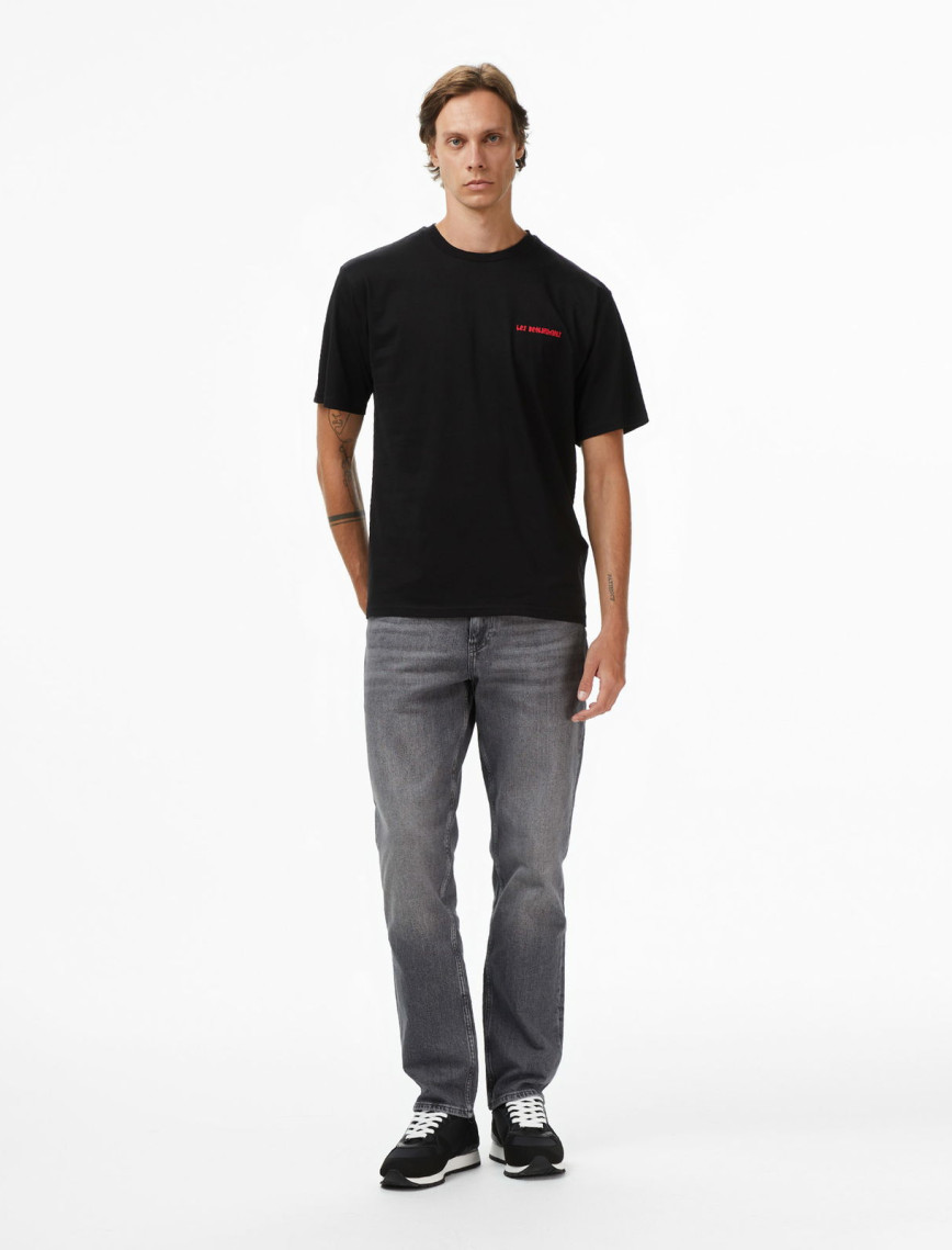 Les Benjamins Relaxed 025 Erkek Siyah T-Shirt Les Benjamins Relaxed 025 Erkek Siyah T-Shirt