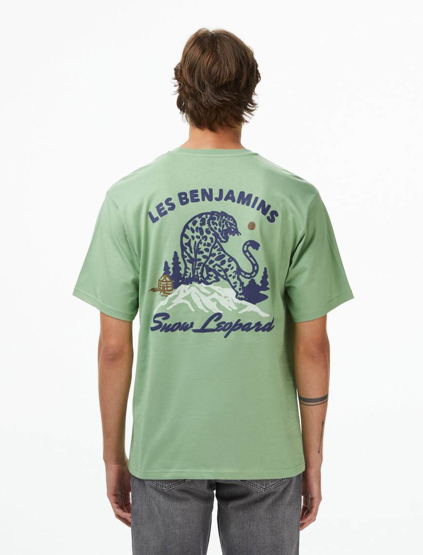 Les Benjamins Relaxed 009 Erkek Yeşil T-Shirt Les Benjamins Relaxed 009 Erkek Yeşil T-Shirt