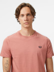 Fred Perry Crew Neck Erkek Pembe T-Shirt Fred Perry Crew Neck Erkek Pembe T-Shirt