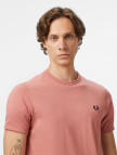 Fred Perry Ringer Erkek Pembe T-Shirt Fred Perry Ringer Erkek Pembe T-Shirt