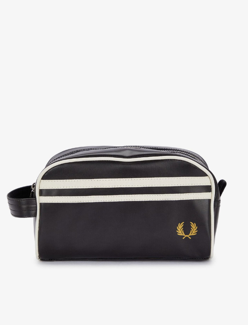 Fred Perry Coated Unisex Siyah Çanta Fred Perry Coated Unisex Siyah Çanta