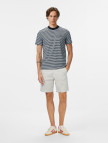 Fred Perry Fine Stripe Erkek Lacivert T-Shirt Fred Perry Fine Stripe Erkek Lacivert T-Shirt