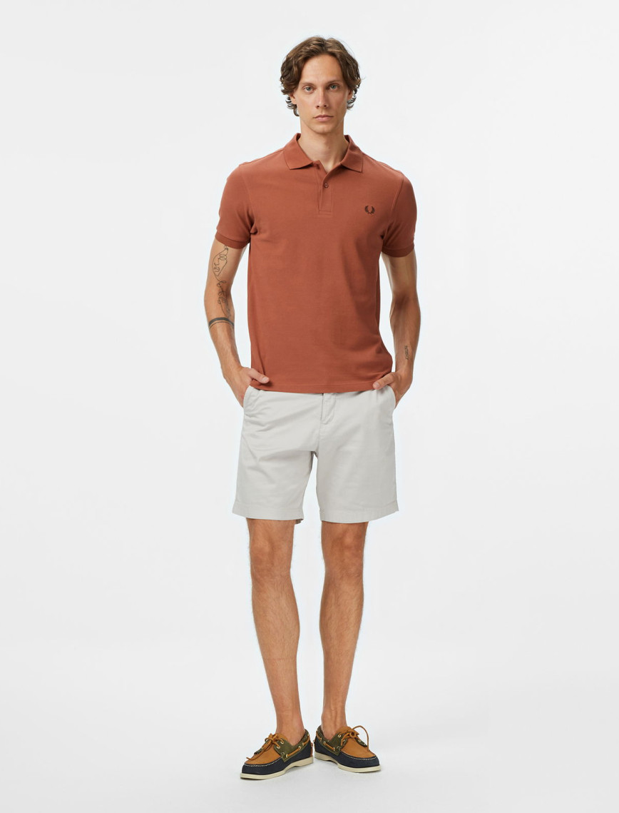Fred Perry The Fred Perry Erkek Kahverengi Polo Fred Perry The Fred Perry Erkek Kahverengi Polo