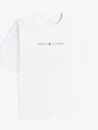 Tommy Hilfiger Logo Erkek Beyaz T-Shirt Tommy Hilfiger Logo Erkek Beyaz T-Shirt